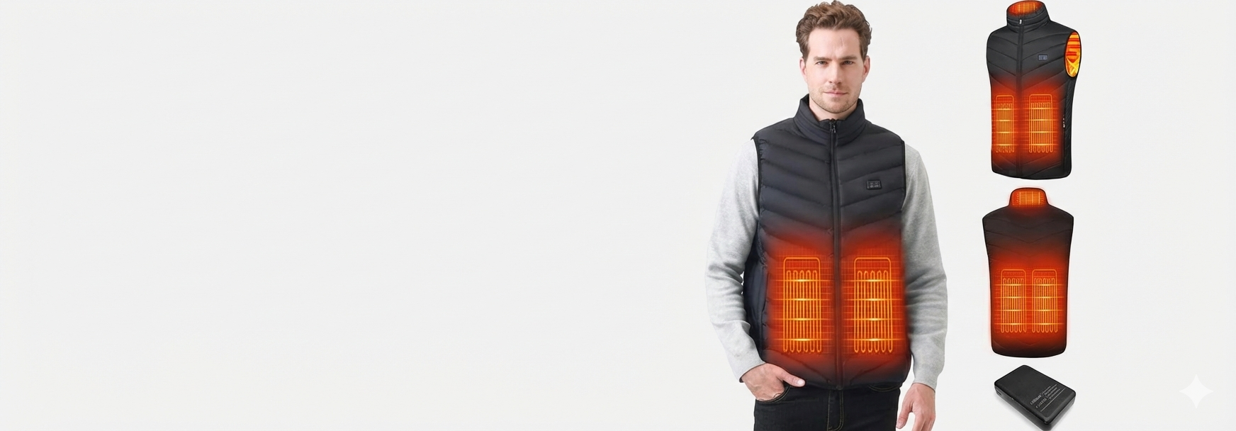 Heated vest for men and women